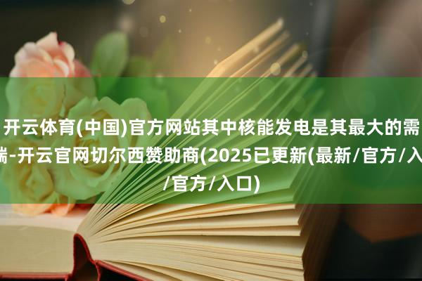 开云体育(中国)官方网站其中核能发电是其最大的需求端-开云官网切尔西赞助商(2025已更新(最新/官方/入口)